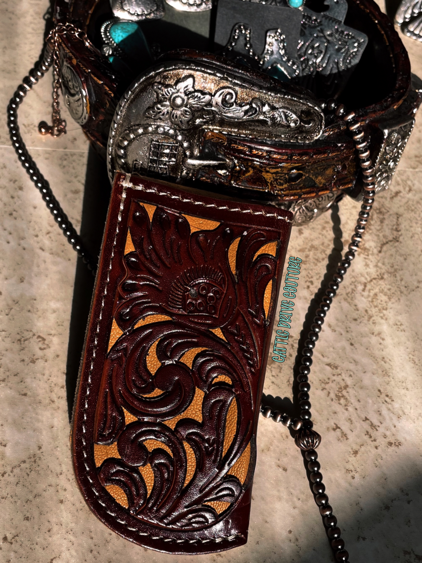 Leather Pocket Knife Sheath