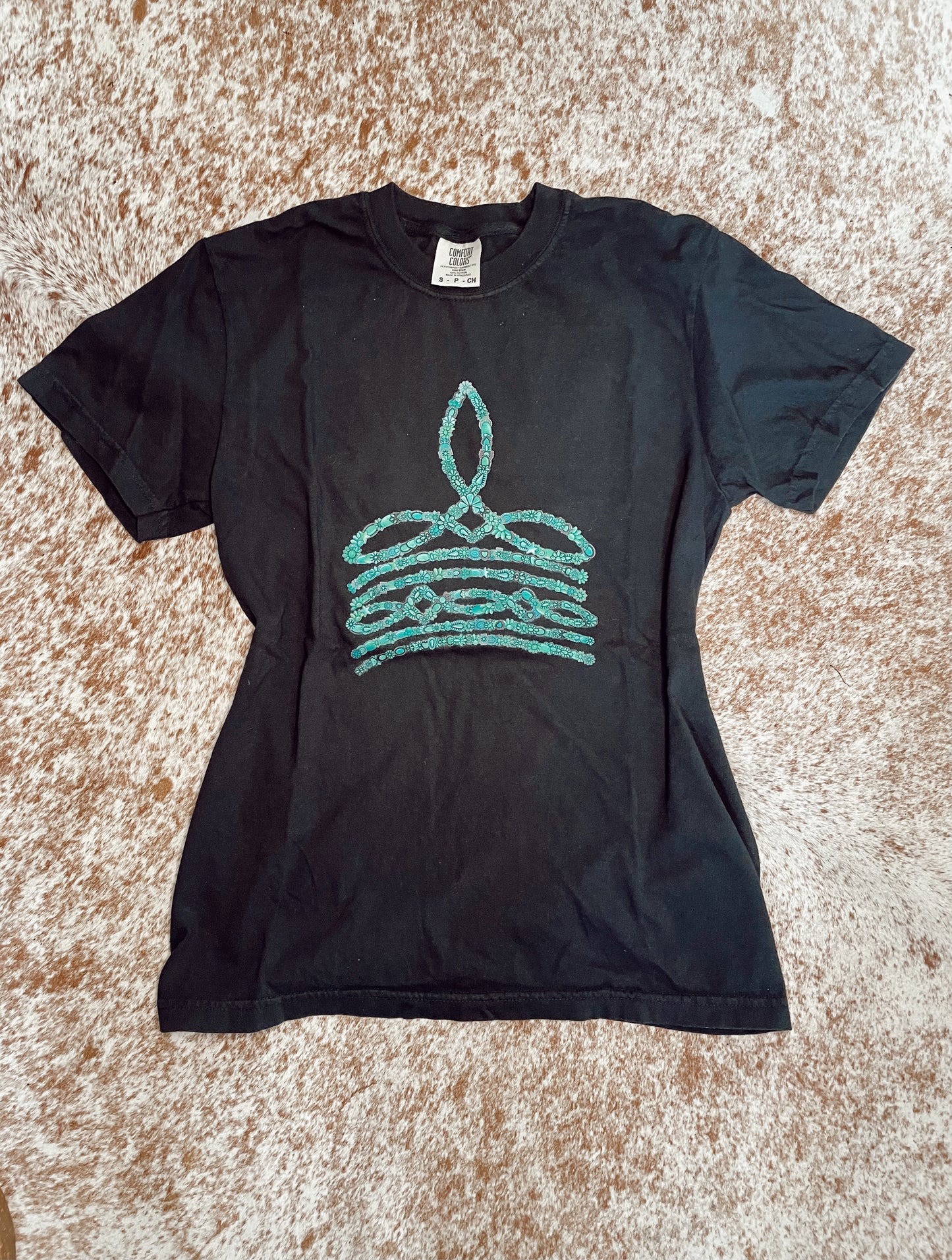 The Turquoise Bootstitch Tee