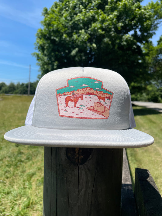 Desert Scene Trucker Cap