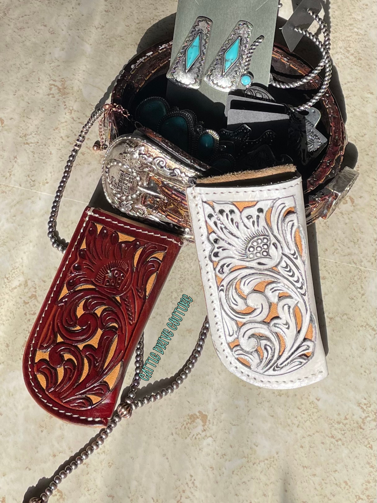 Leather Pocket Knife Sheath